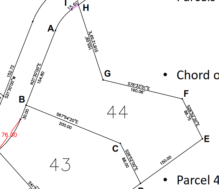 Calculate radius, central angle, and total area