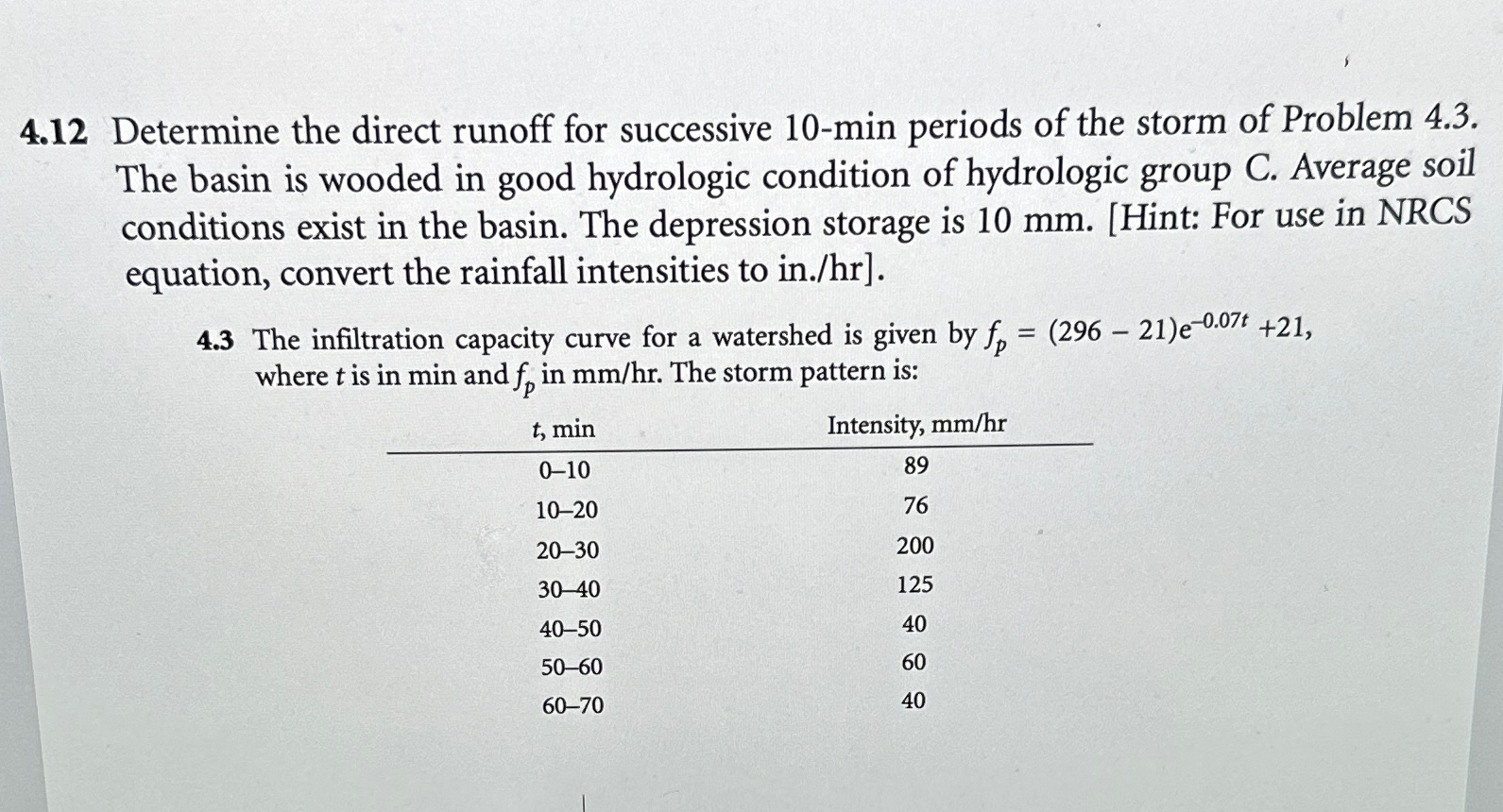 PLEASE USE THE CURVE METHOD TO SOLVE!! 4 . 1 2