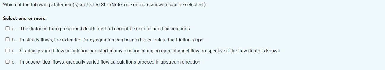 Which of the following statement ( s ) are / is