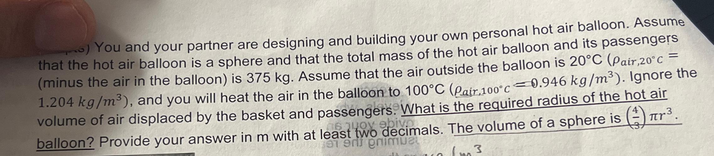 You and your partner are designing and building