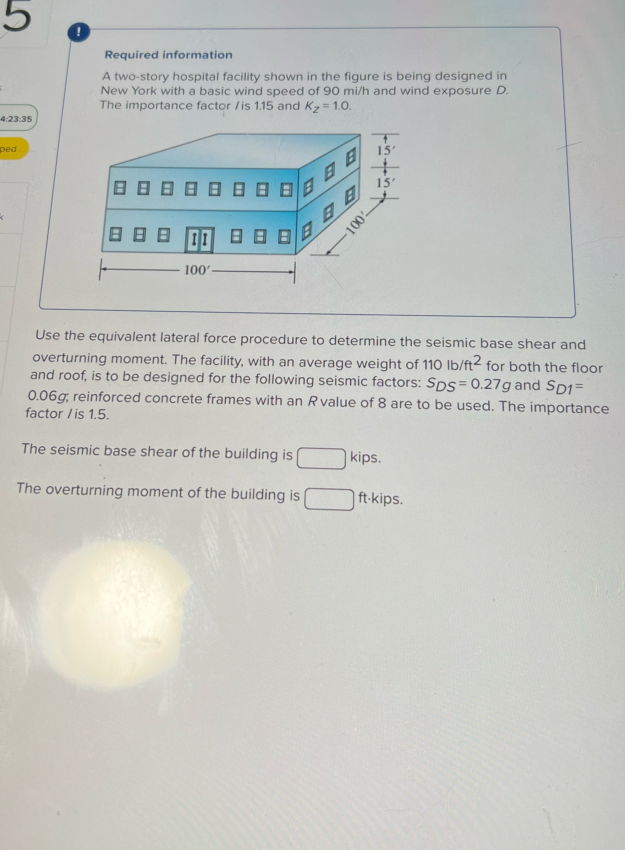 ! Required information A two - story hospital