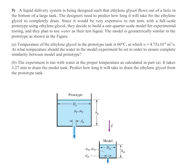 A liquid delivery system is being designed such