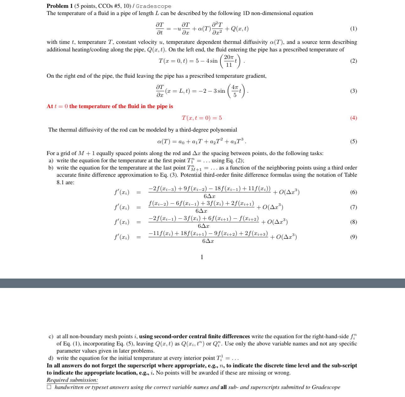 Problem 1 ( 5 points, CCOs # 5 , 1 0 ) /