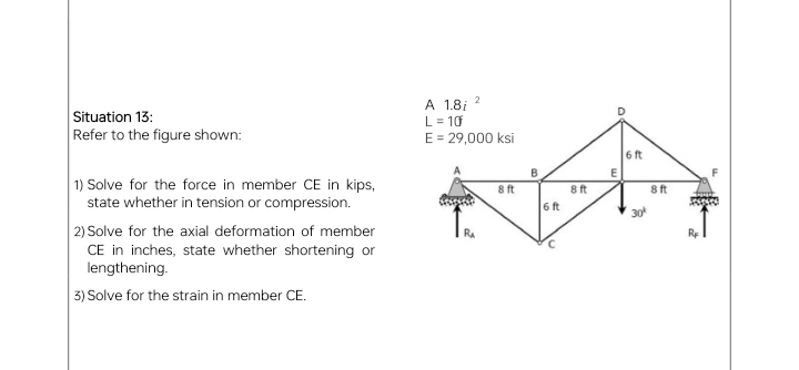 Situation 1 3 : Refer to the figure shown: Solve