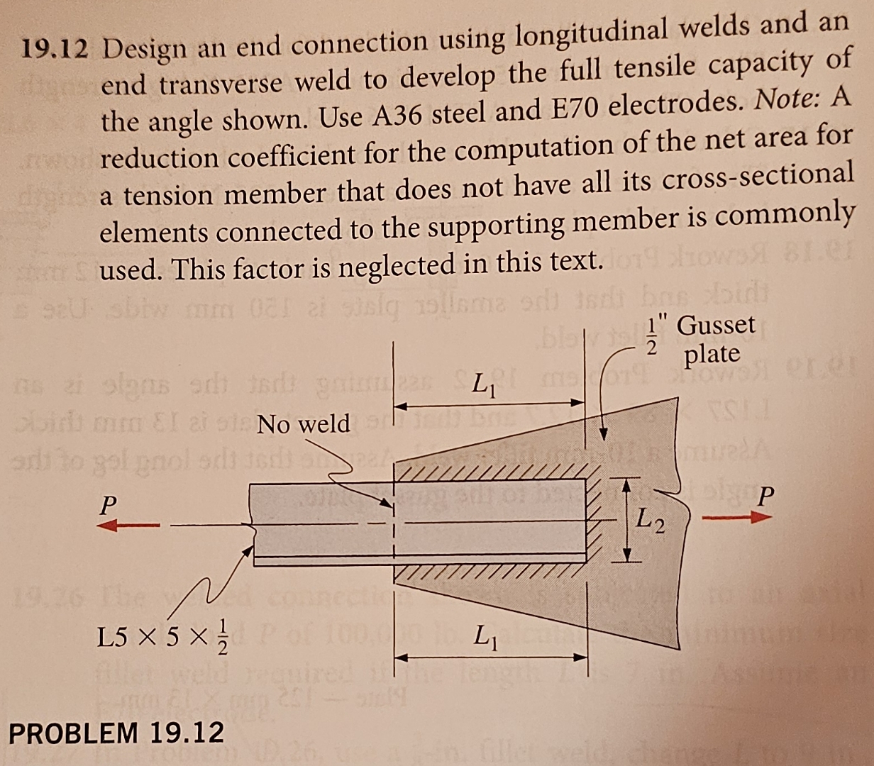 1 9 . 1 2 Design an end connection using