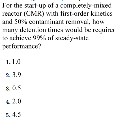 For the start - up of a completely - mixed