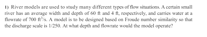 River models are used to study many different