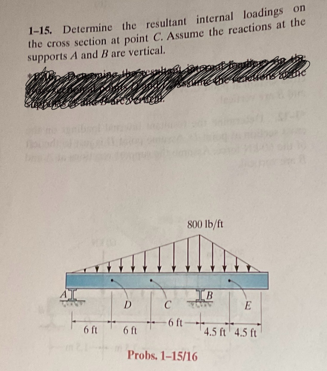 r 1 - 1 2 . Determine the resultant internal