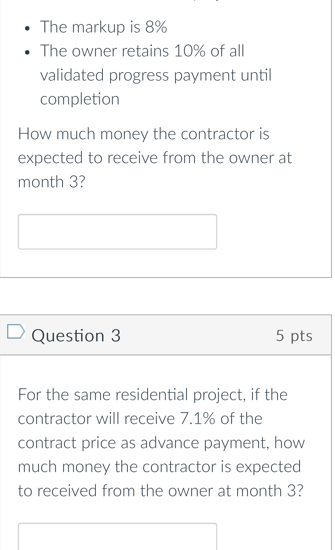 The markup is 8 % The owner retains 1 0 % of all