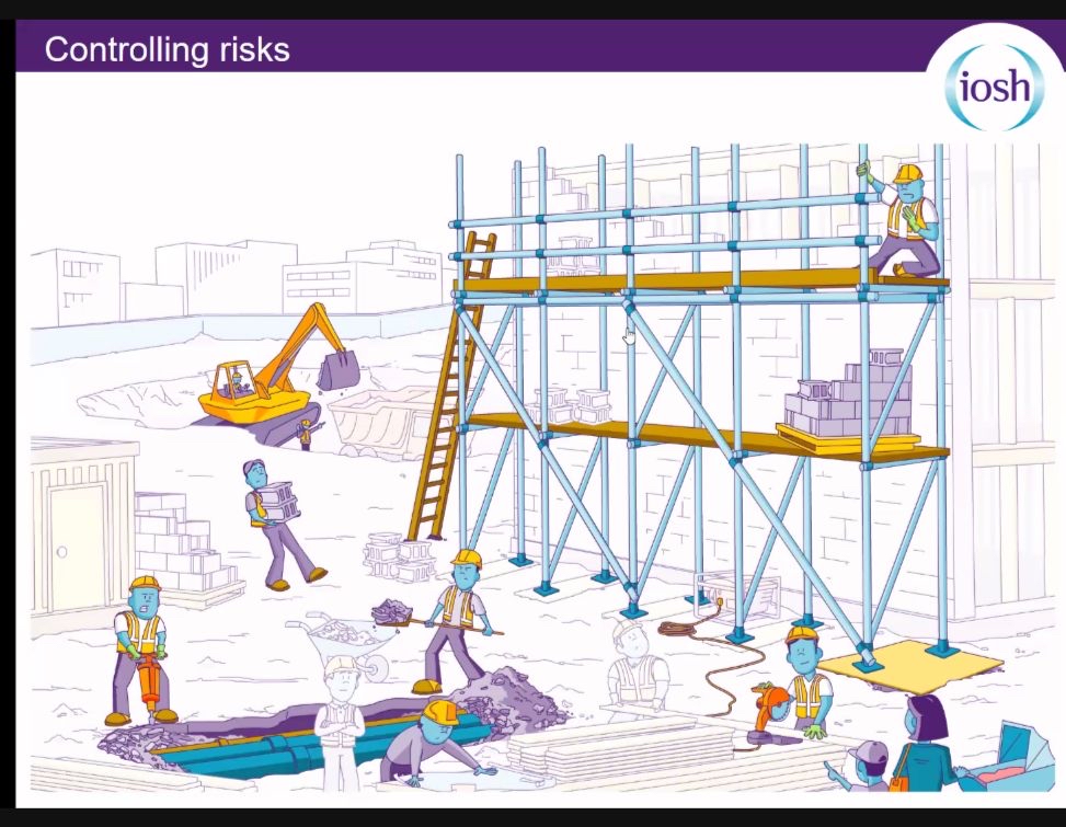 Risk assesment form of iosh for the picture