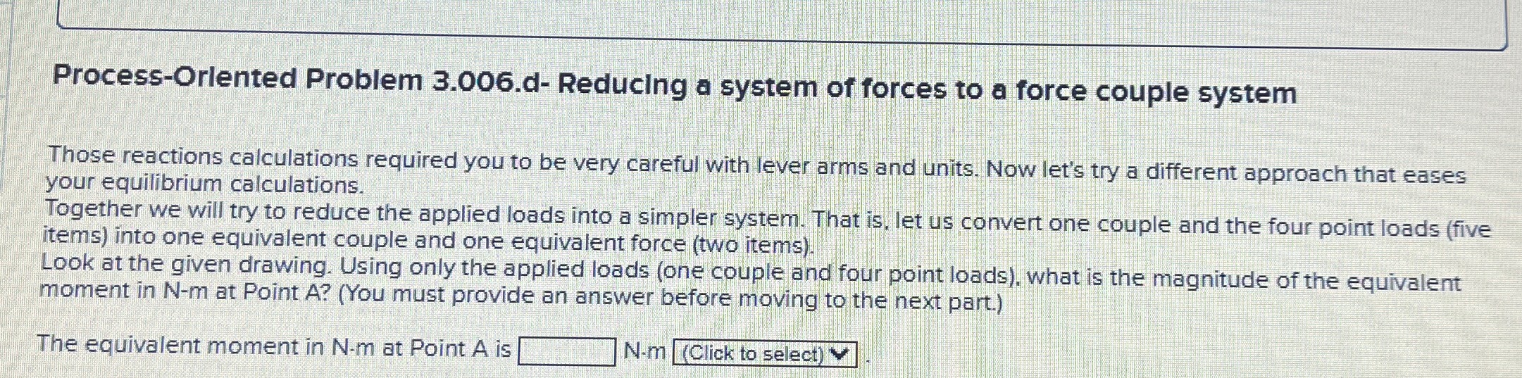 Process - Orlented Problem 3 . 0 0 6 . d -