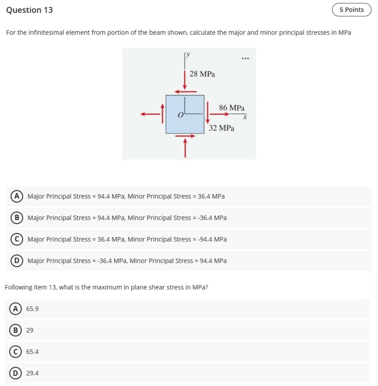 Question 1 3 For the infinitesimal element from