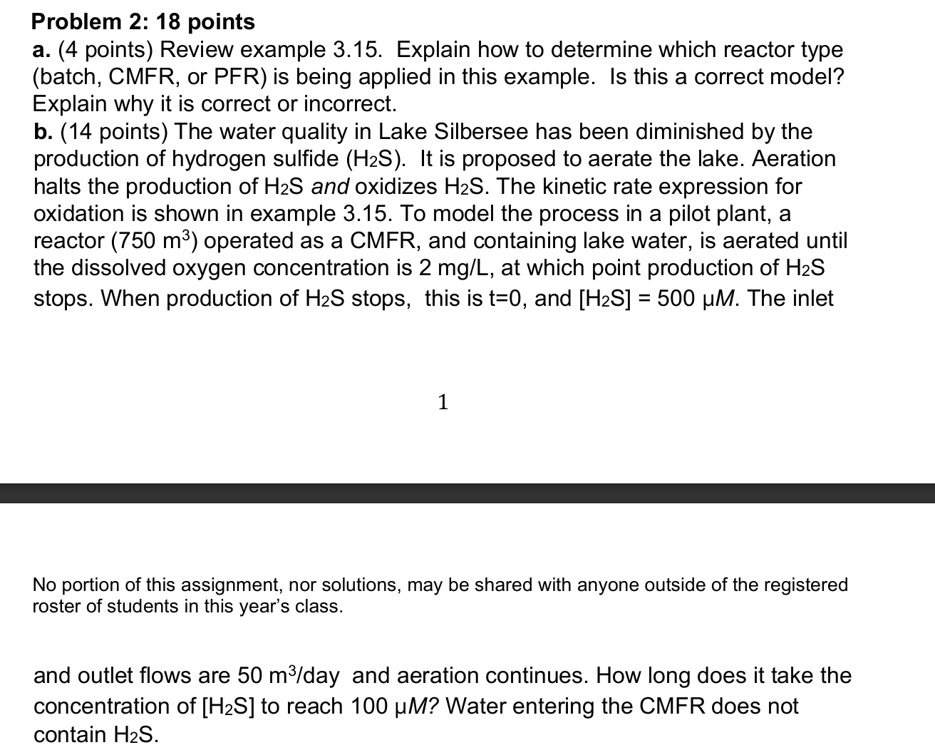 Problem 2 : 1 8 points a . ( 4 points ) Review