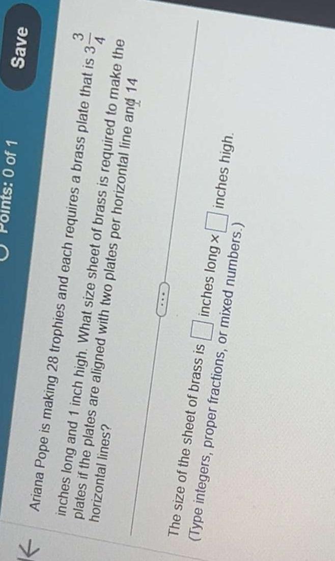 Ariana Pope is making 2 8 trophies and each