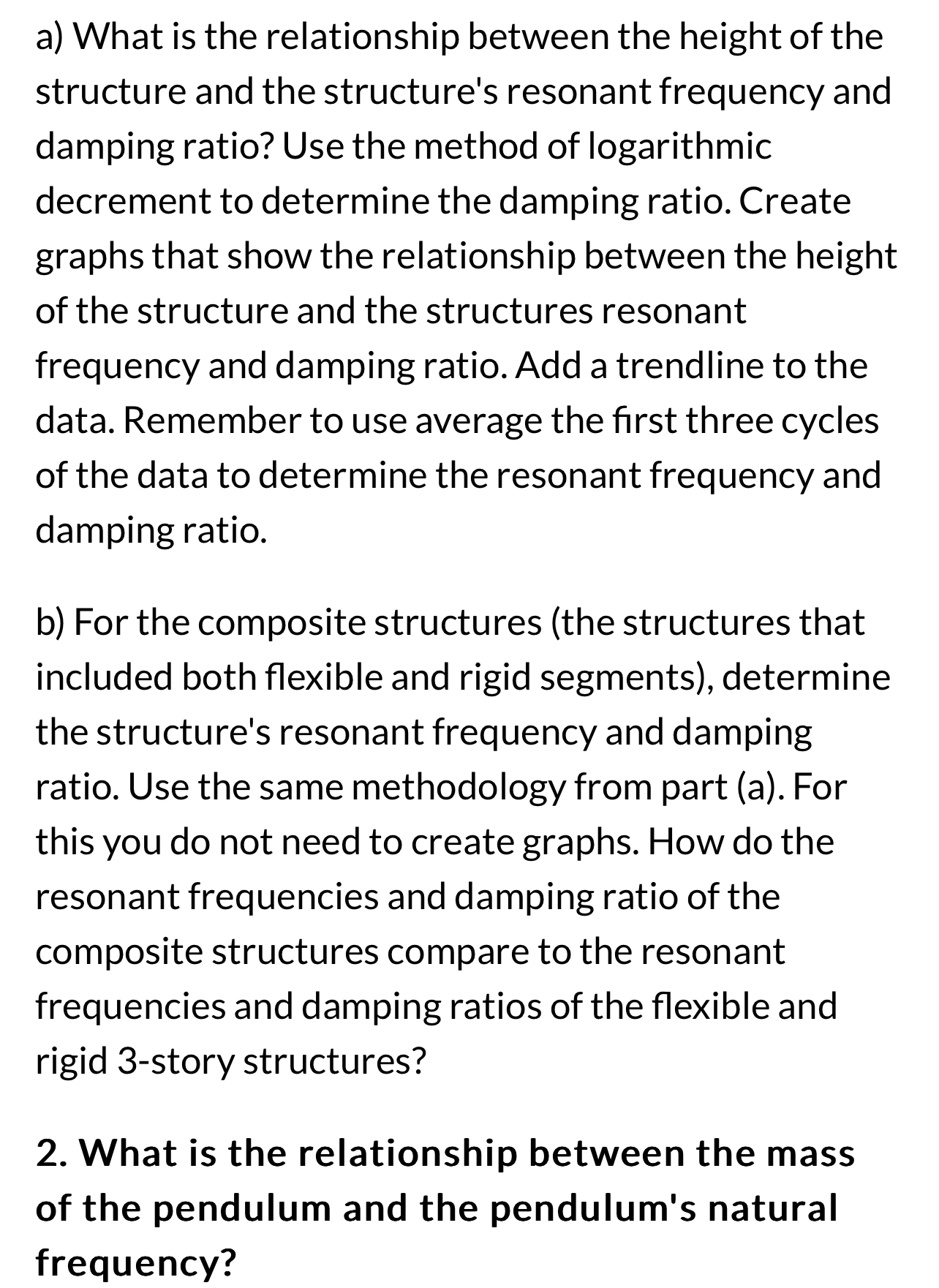 a ) What is the relationship between the height