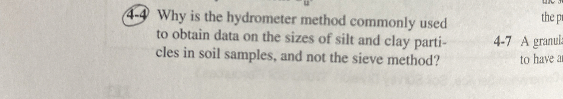 4 - 4 Why is the hydrometer method commonly used