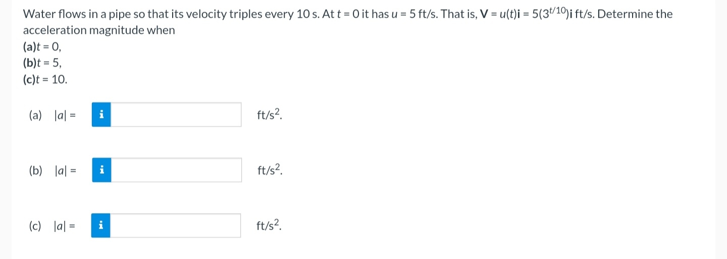 Water flows in a pipe so that its velocity