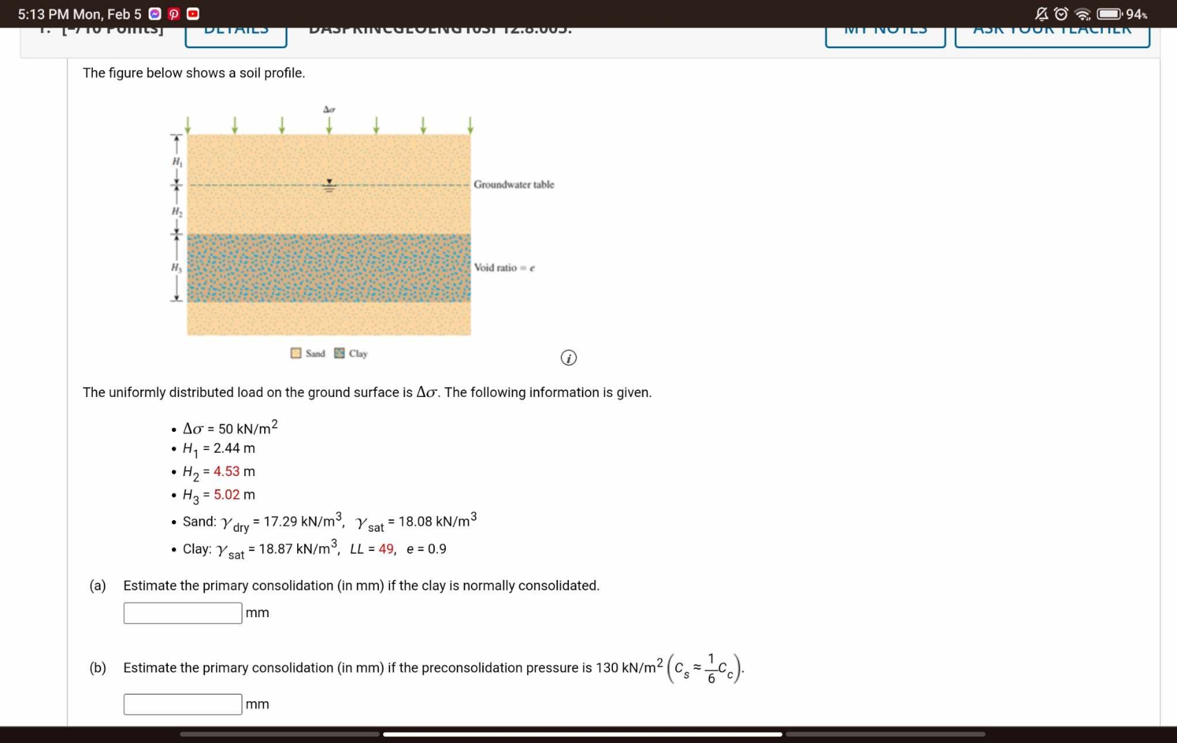 5 : 1 3 PM Mon, Feb 5 The figure below shows a