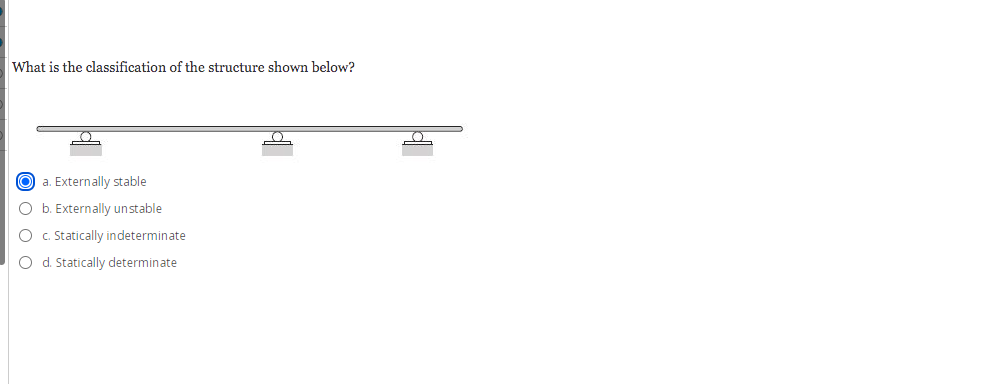 What is the classification of the structure shown