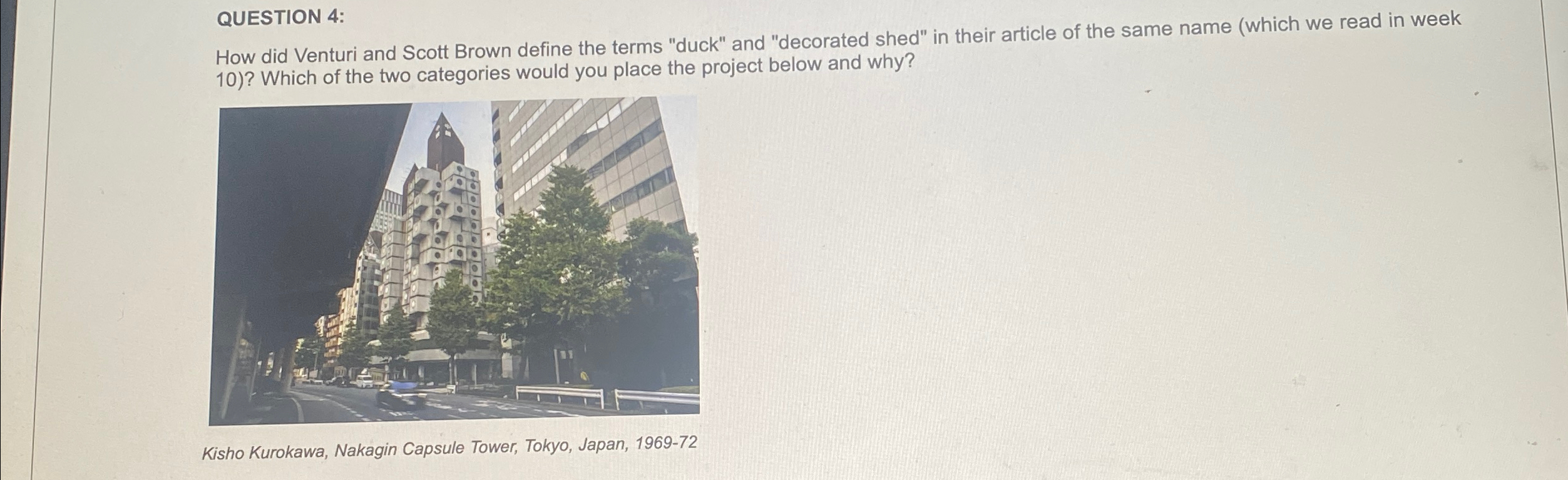 QUESTION 4 : How did Venturi and Scott Brown