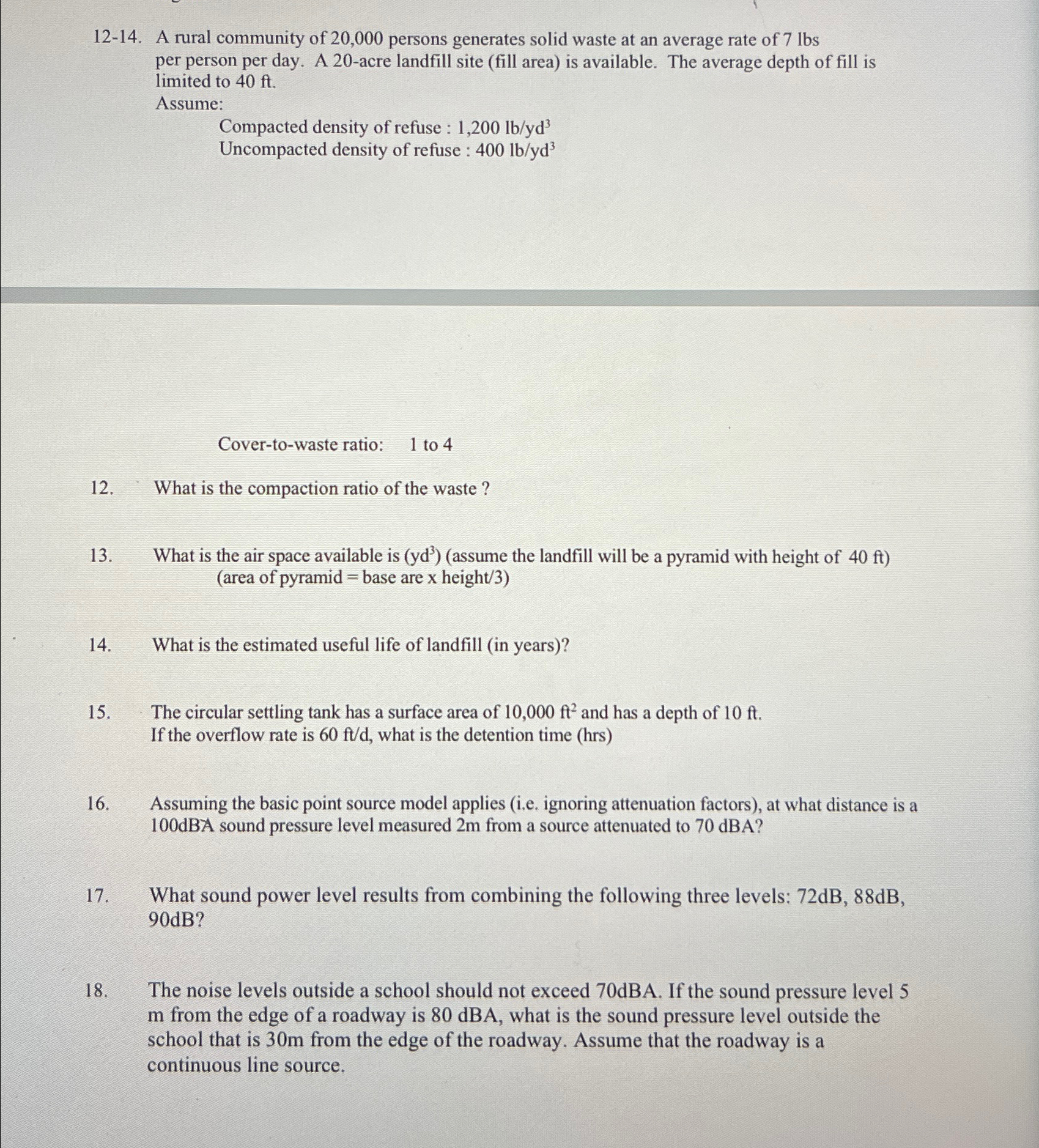 1 2 - 1 4 . A rural community of 2 0 , 0 0 0