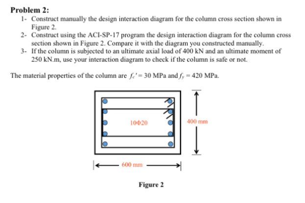 Problem 2 : Construct manually the design