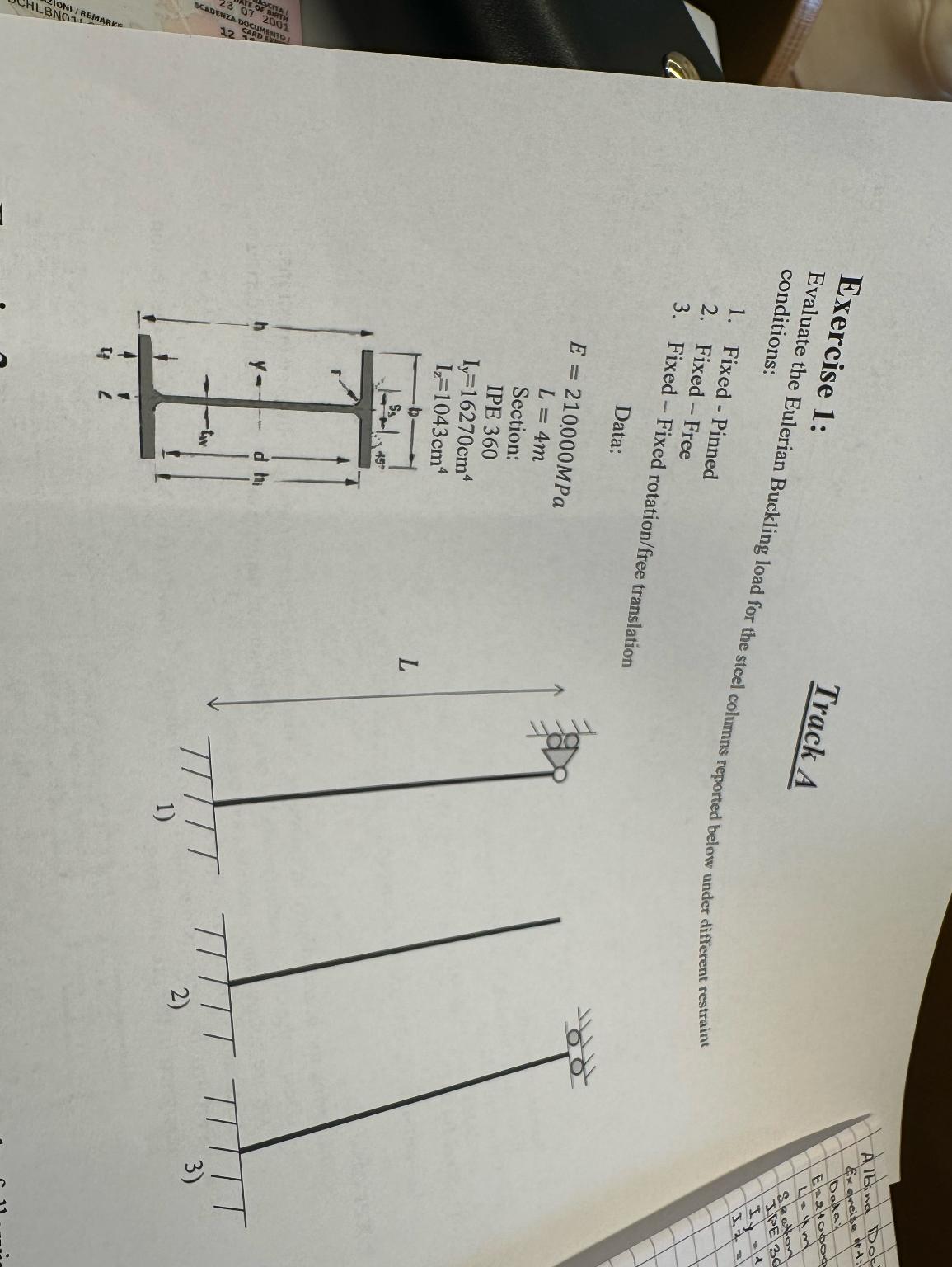 Exercise 1 : Track A Evaluate the Eulerian