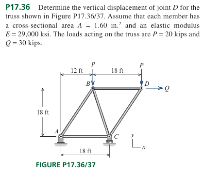 FIGURE P 1 7 . 3 6 / 3 7 Determine the vertical