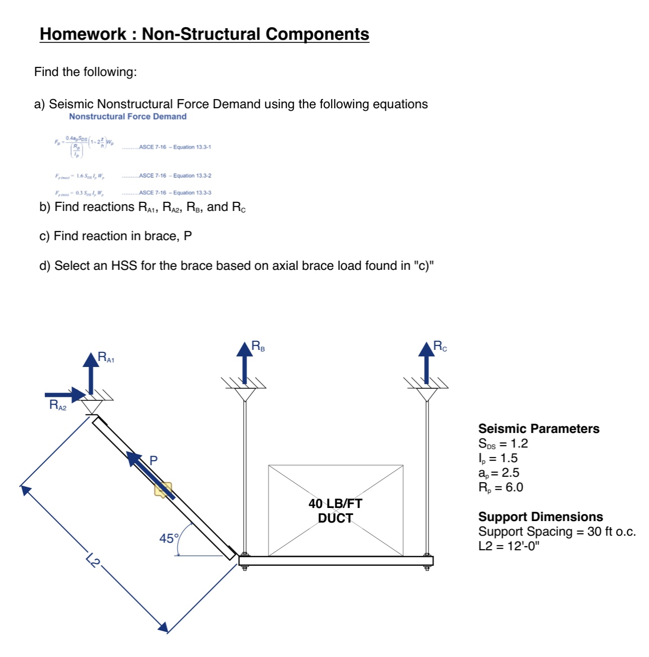 Figure shows a retaining wall that was originally