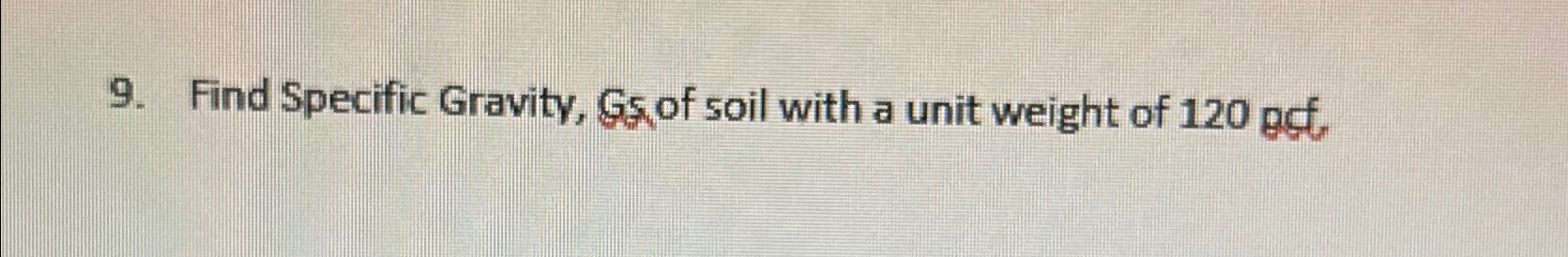 Find Specific Gravity, Gs of soil with a unit