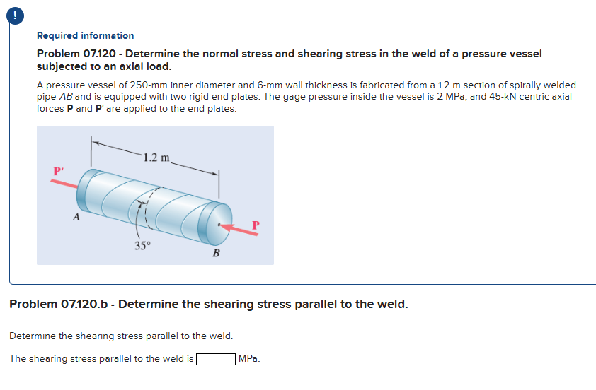 Required information Problem 0 7 . 1 2 0 -