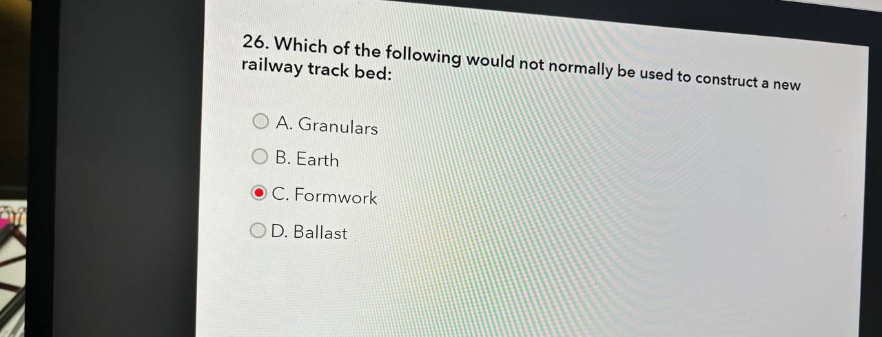 Which of the following would not normally be used