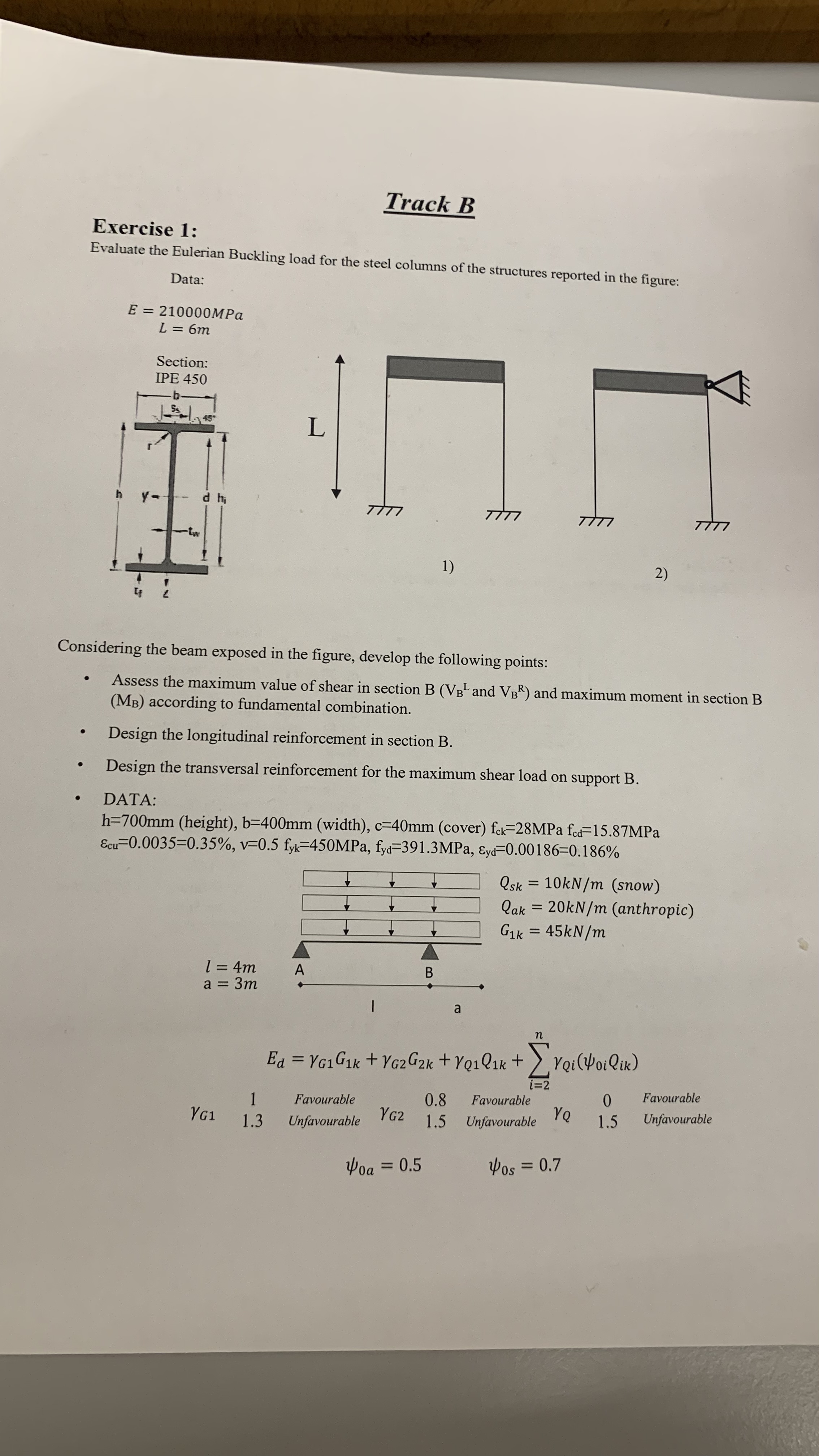 Track B ? ( ) Exercise 1 : Evaluate the Eulerian