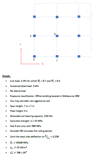 You are required to design a 3 - storey office