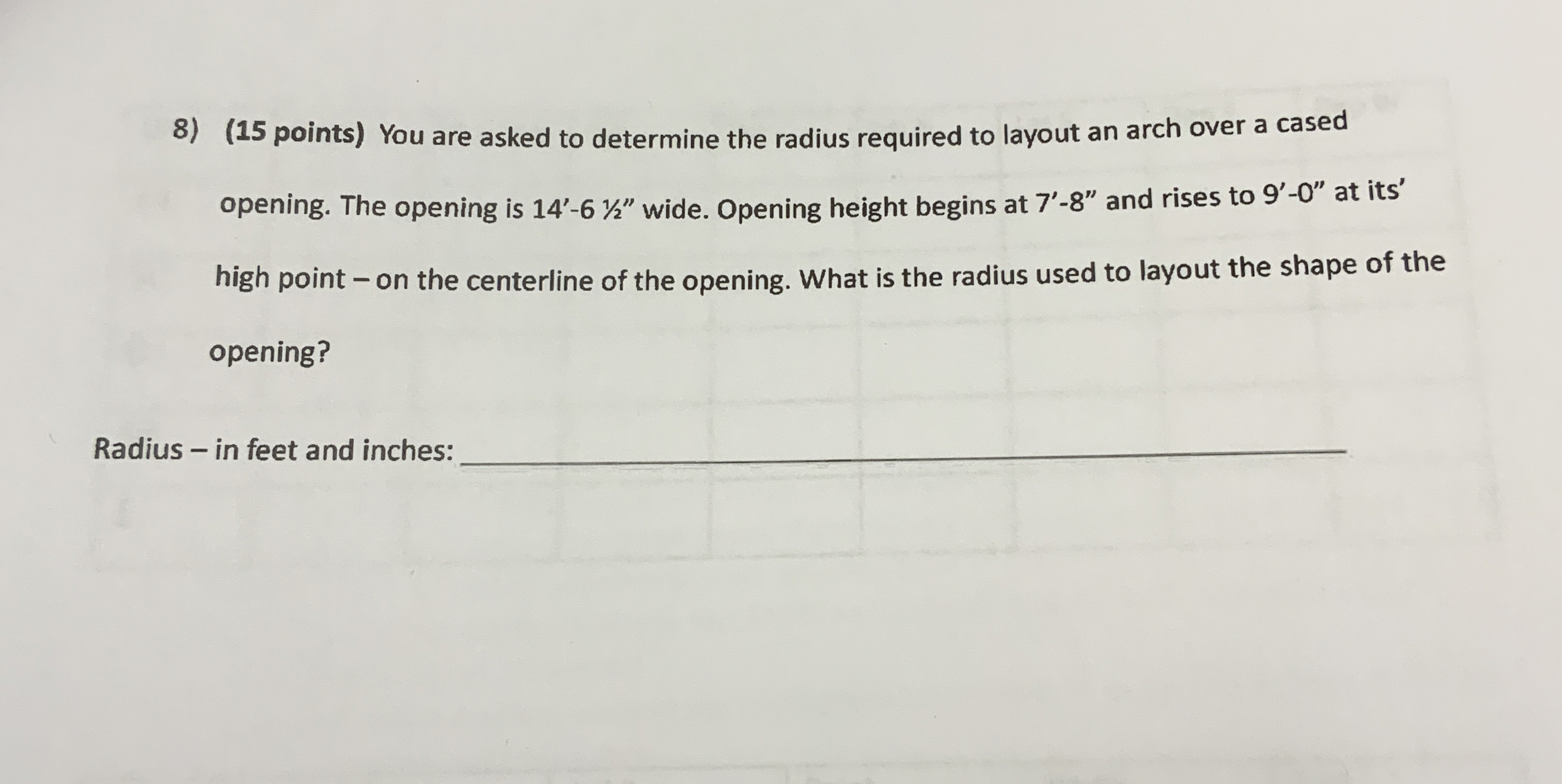 ( 1 5 points ) You are asked to determine the