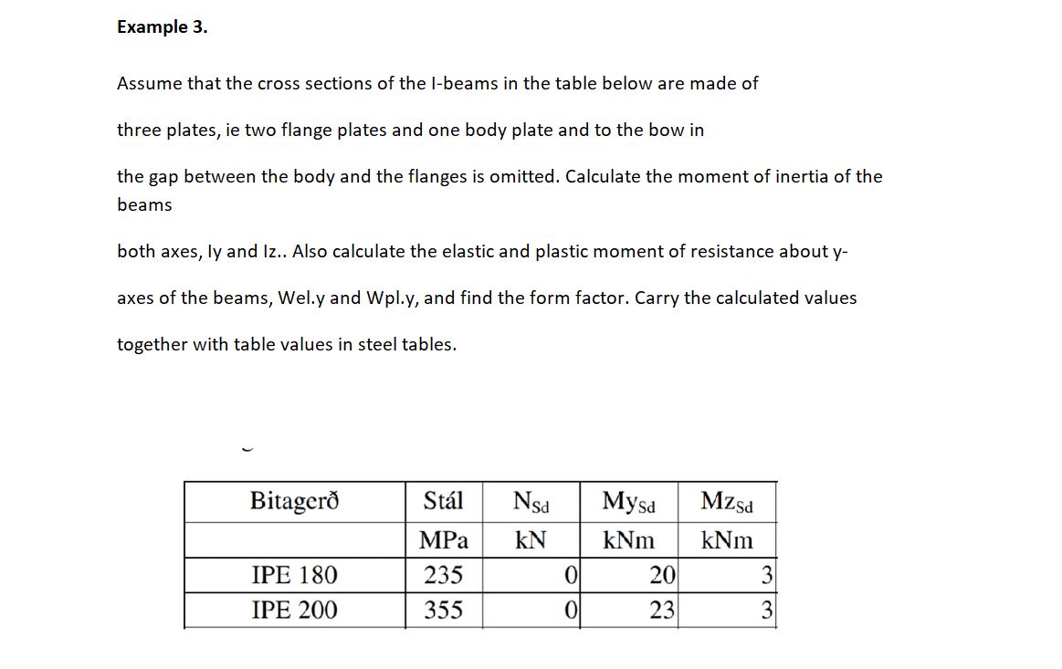 Example 3 . Assume that the cross sections of the
