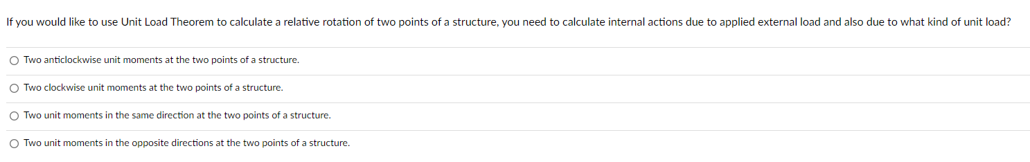 If you would like to use Unit Load Theorem to