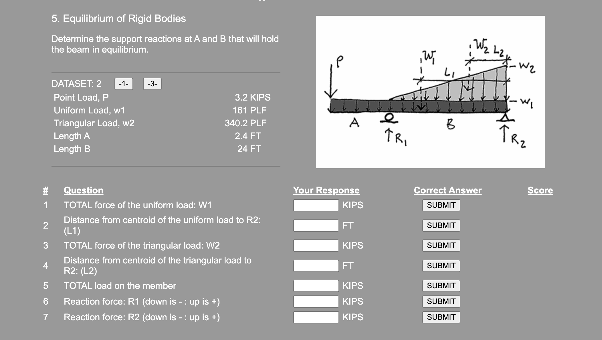5 . Equilibrium of Rigid Bodies Determine the
