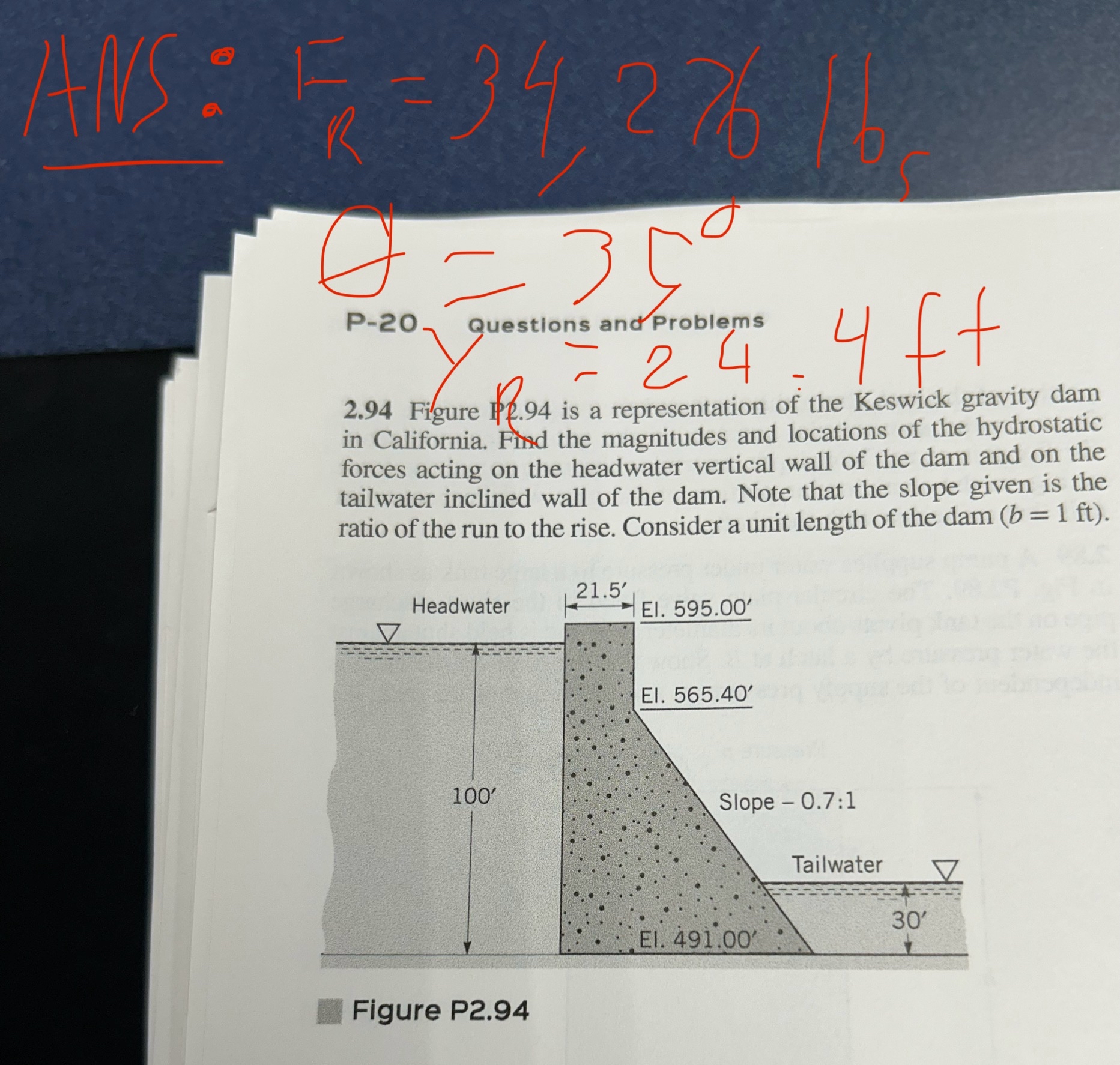 + 1 2 2 E 3 4 2 2 . 9 4 Figure P 2 . 9 4 is a