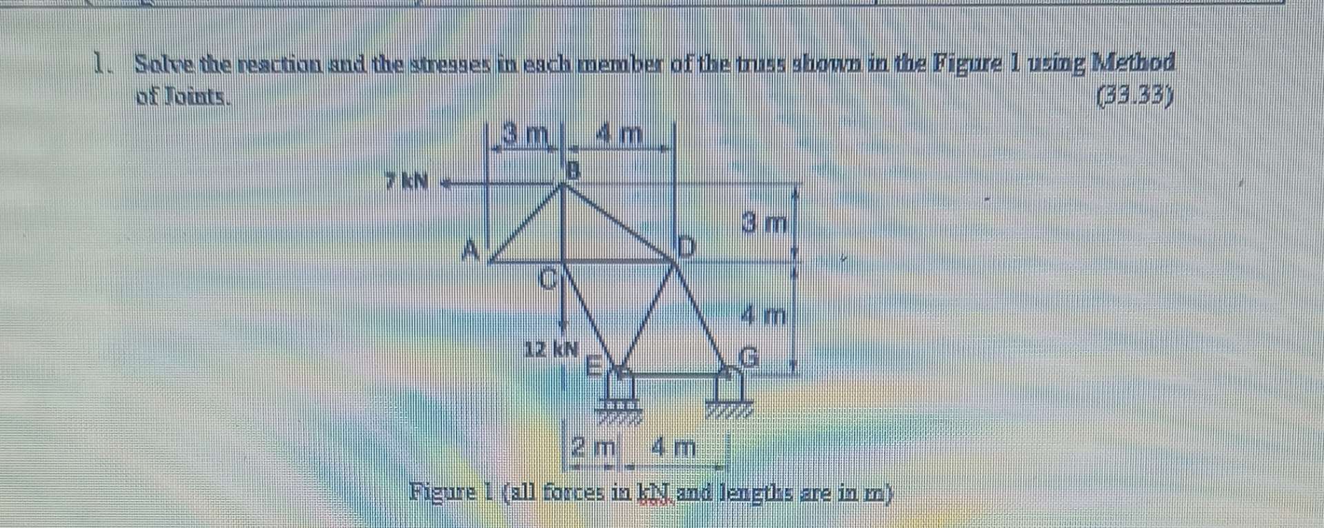 Salve the neaction and the stnesges in each
