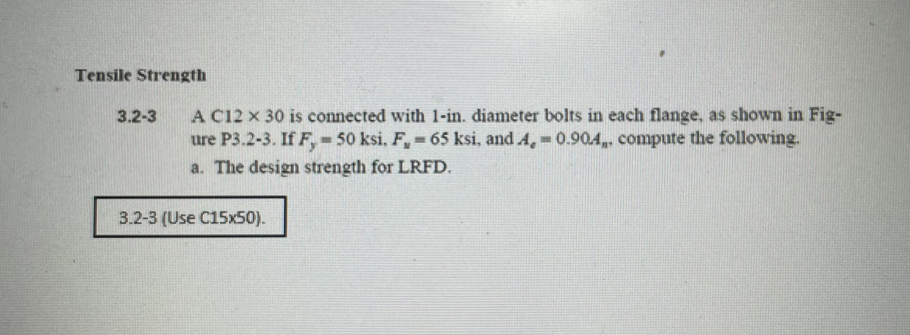 Tensile Strength 3 . 2 - 3 A C 1 5 5 0 is