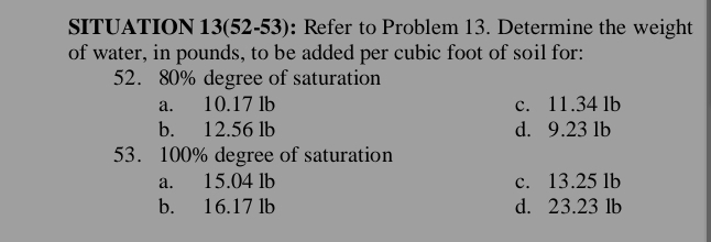 SITUATION 1 3 ( 5 2 - 5 3 ) : Refer to Problem 1