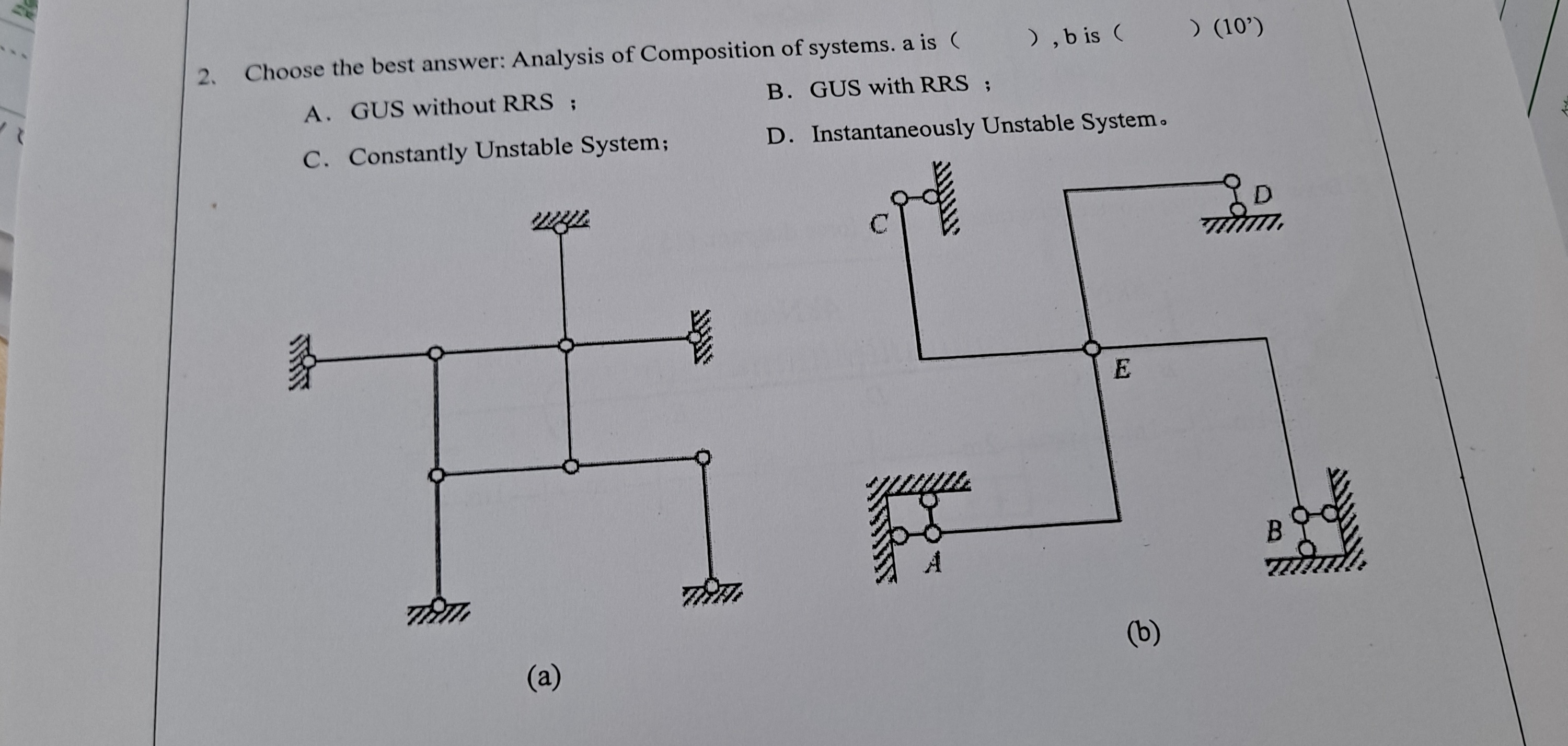 Choose the best answer: Analysis of Composition