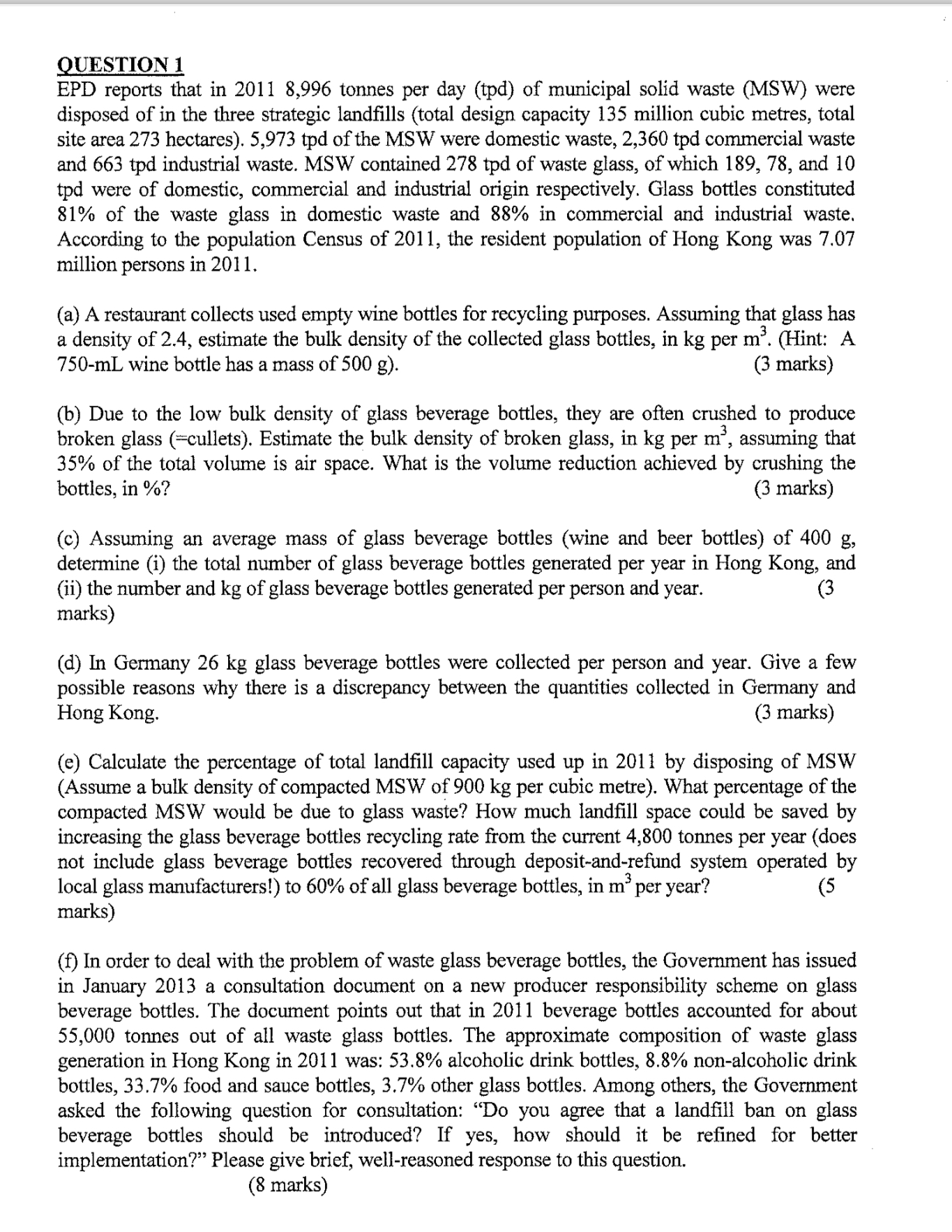 QUESTION 1 EPD reports that in 2 0 1 1 8 , 9 9 6