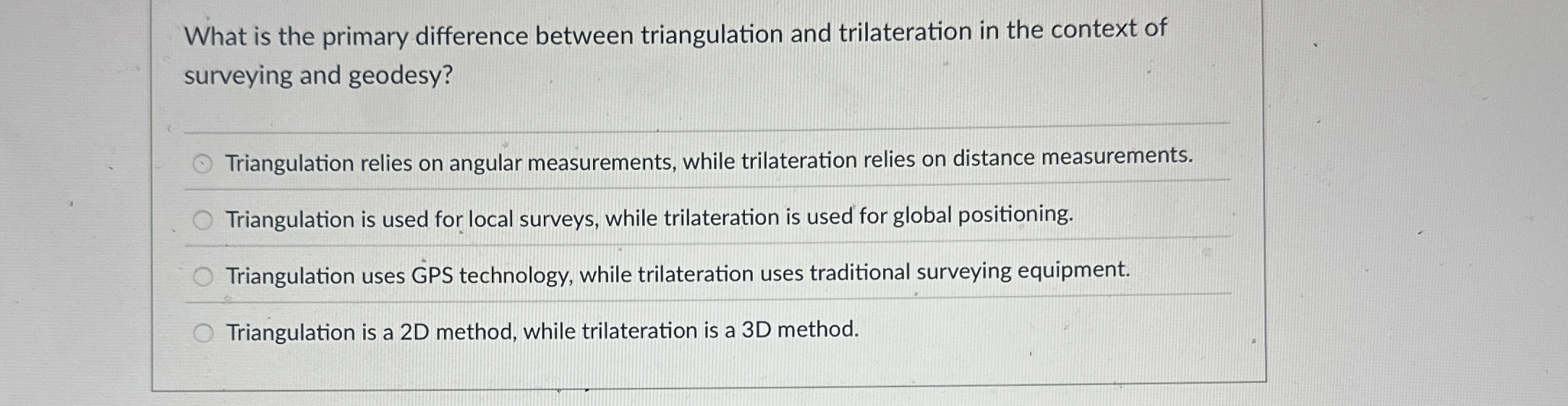 What is the primary difference between