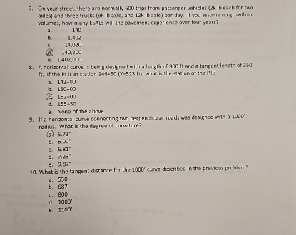On your street, there are normally 6 0 0 trips