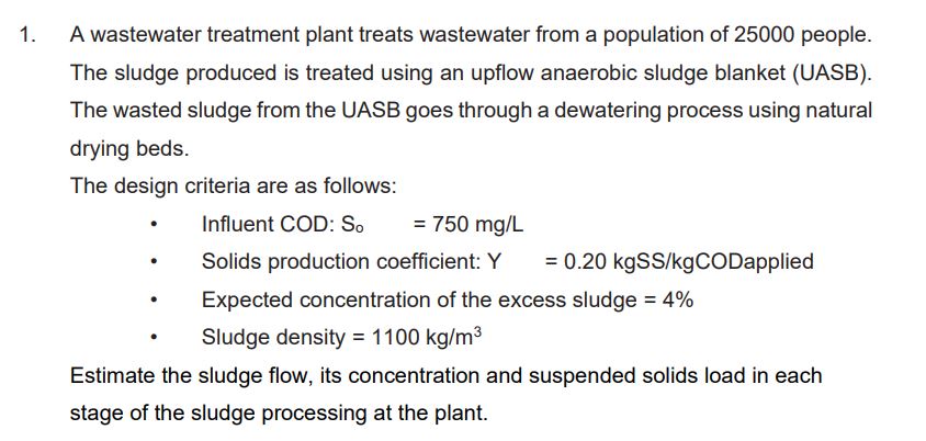 A wastewater treatment plant treats wastewater