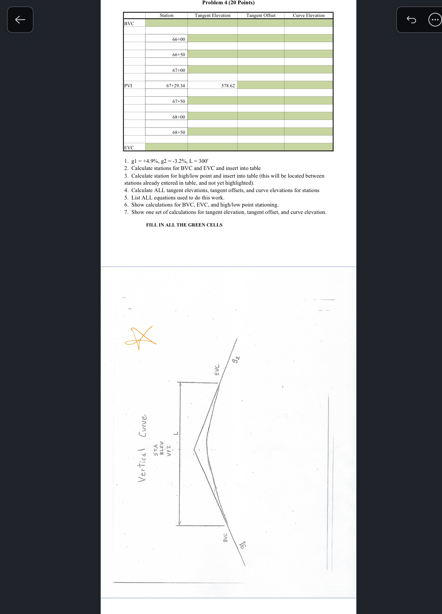 Please Do All and show all work!!!! g 1 = + 4 . 9