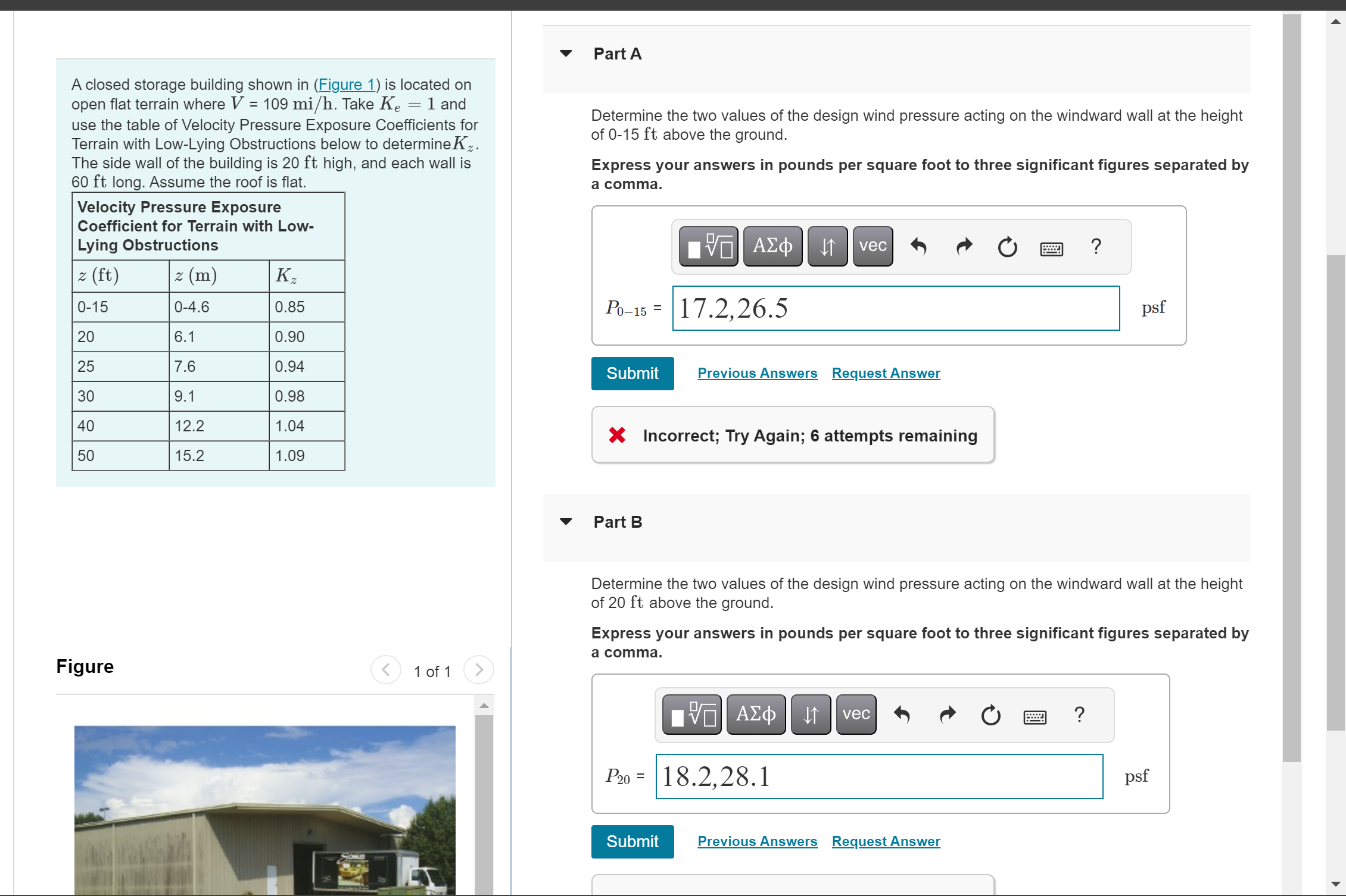 A closed storage building shown in ( Figure 1 )
