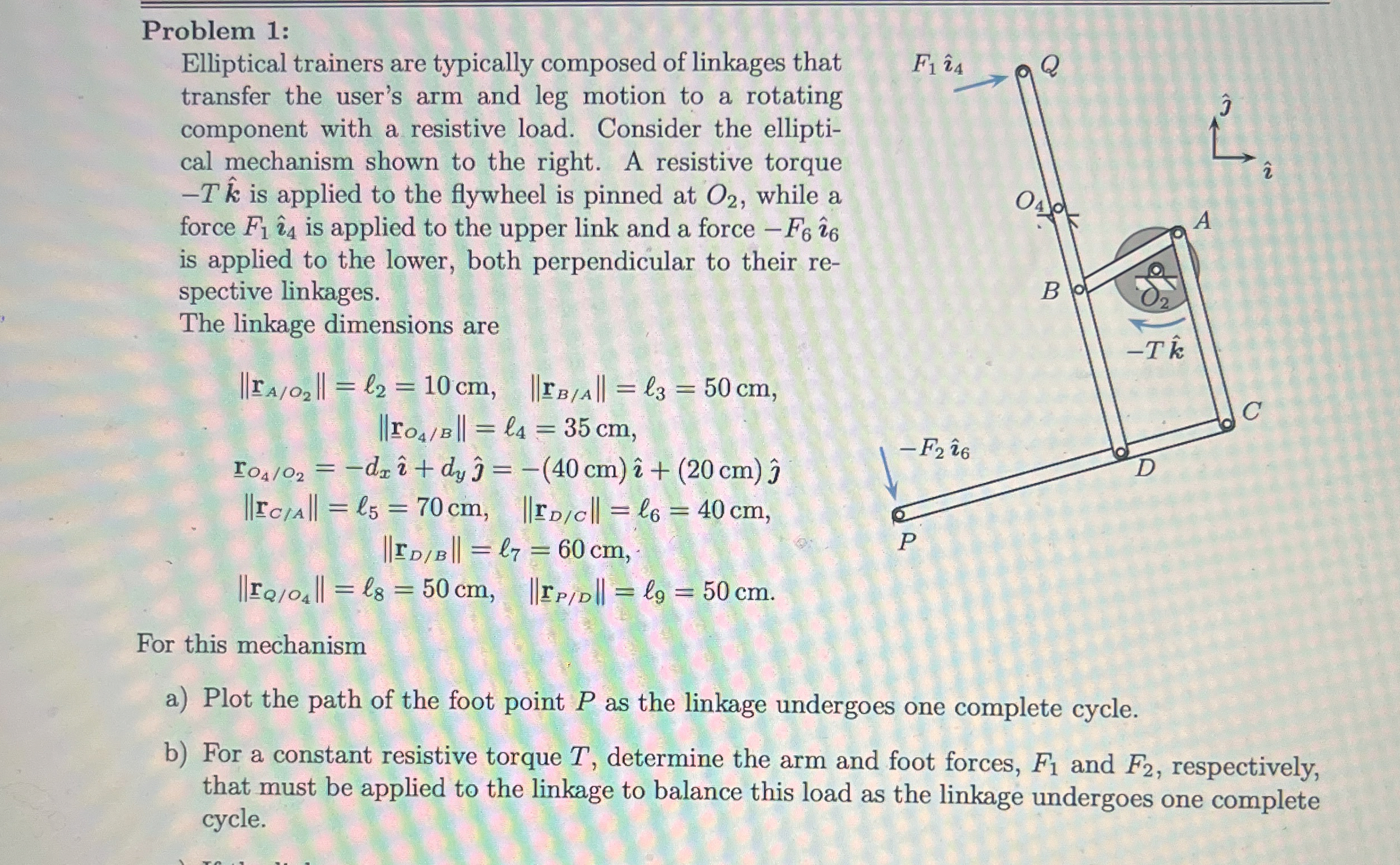 Solve ( b ) For a constant resitive torque T ,
